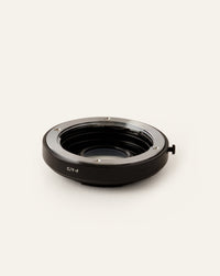Contax/Yashica (C/Y) Lens Mount to Nikon F Camera Mount (with Optical Glass)